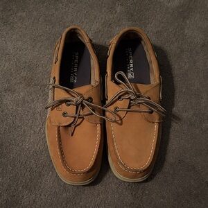 Sperry Boy’s Classic Chestnut Leather Boat Shoes